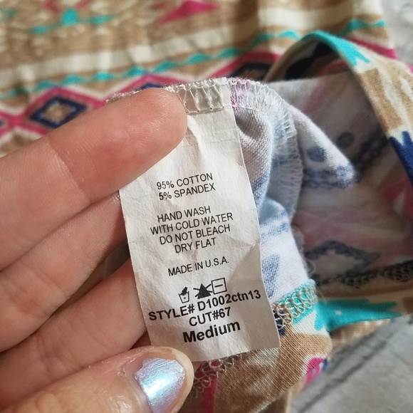 Multicolor Tribal Bodycon Dress - Picture 4 of 5